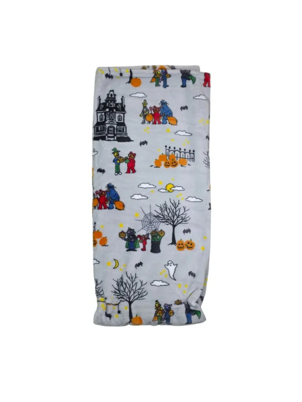 Sesame Street Halloween Decorative Throw Blanket 50